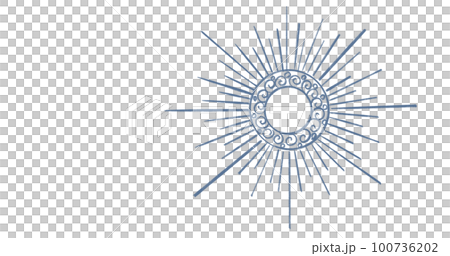 Starry night moon star night sky decorative gold blue ornament illustration art Starry night moon star night sky decorative gold blue ornament illustration art 100736202