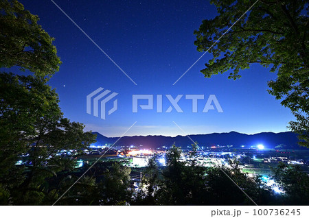 王地山展望台からの夜景 100736245