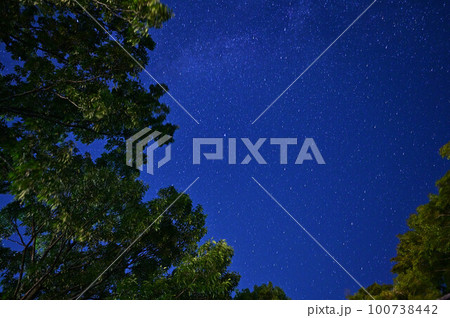 王地山展望台からの星空 100738442