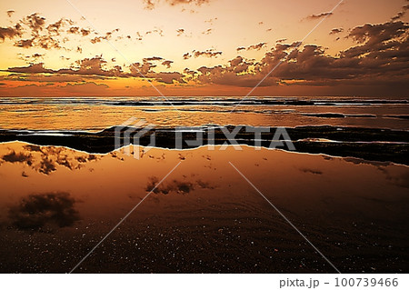 Sunrise at gwangchigi beach 100739466