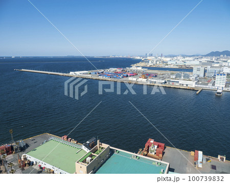 福岡・博多湾の景色 福岡・博多湾の景色 100739832