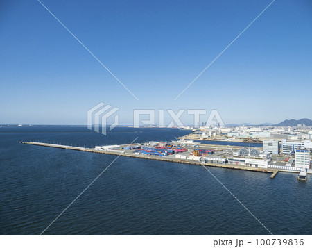 福岡・博多湾の景色 福岡・博多湾の景色 100739836