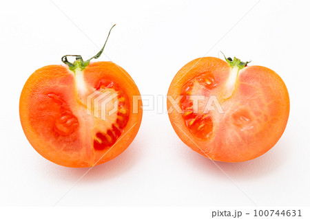 トマト 白バック トマト 白バック 100744631