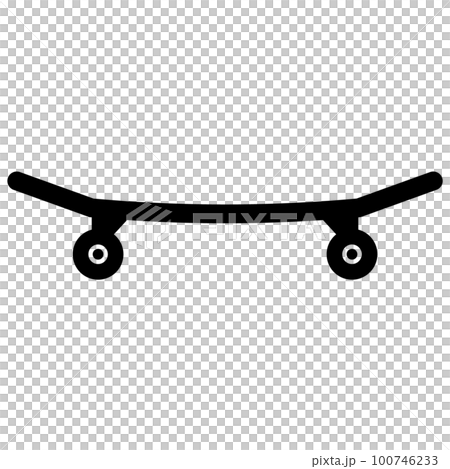 Skateboard icon Skateboard icon 100746233
