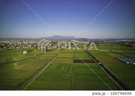 三股町　空撮　R5年春 100746698