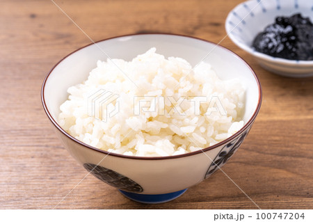 のり佃煮と白ごはん 100747204