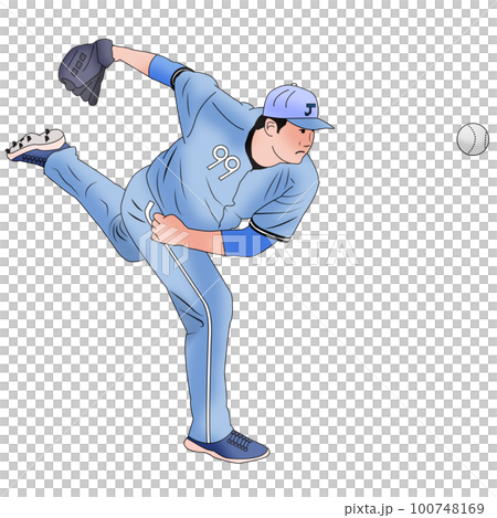 Baseball Illustrations, Baseball, Baseball Player 100748169