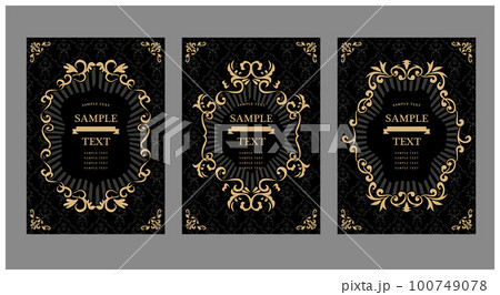 アンティーク　クラシック　フレーム飾り枠 100749078