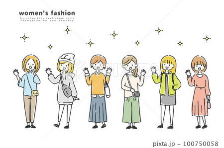 色々な女性 笑顔 色々な女性 笑顔 100750058