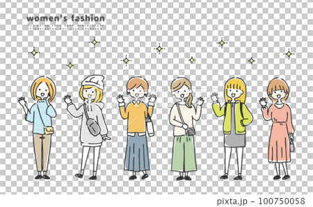 色々な女性 笑顔 色々な女性 笑顔 100750058