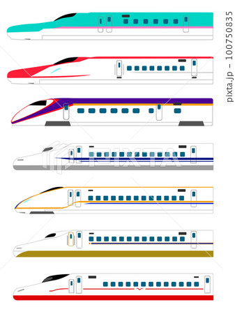 新幹線の7車両セット 100750835