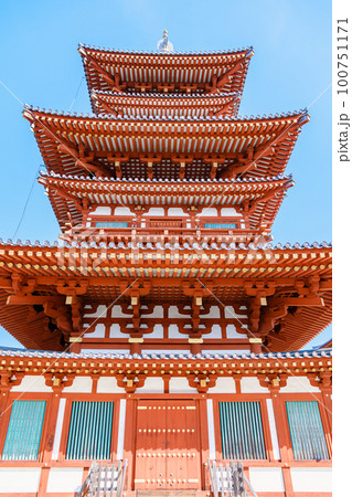 【奈良県】奈良市 薬師寺 西塔  (2023/03/20撮影) 100751171