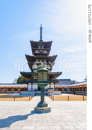 【奈良県】奈良市 薬師寺 東塔  (2023/03/20撮影) 100751176