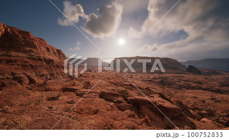 Scenic view of sunrise in Grand Canyon national park Scenic view of sunrise in Grand Canyon national park 100752833