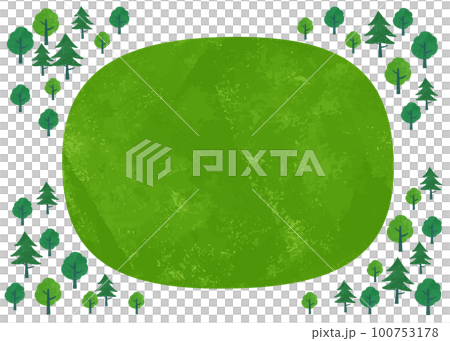 綠色背景插畫素材 100753178