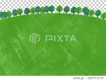 緑の背景イラスト素材 緑の背景イラスト素材 100753179