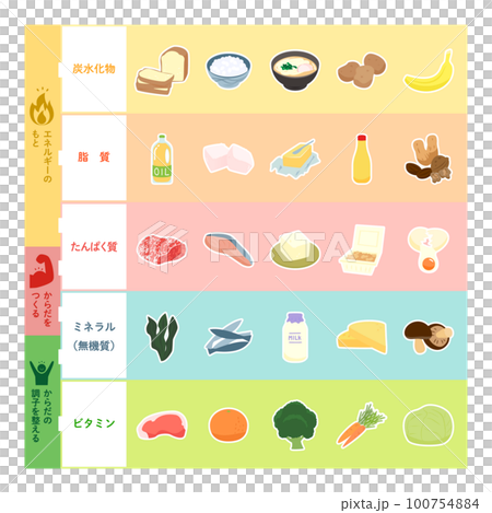 五大營養素圖解 100754884