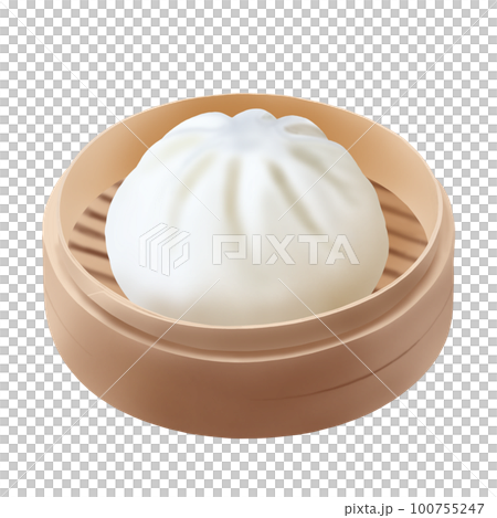 竹蒸籠裡的大包子 竹蒸籠裡的大包子 100755247