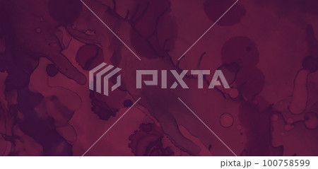 Color Wine Splash. Watercolour Maroon Pattern. 100758599