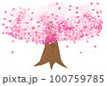 満開の桜 100759785