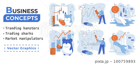 Trading hamster, user who does not understand economics and finance, inexperienced investor 100759893