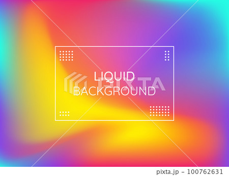 Modern abstract fluid bright background. 100762631