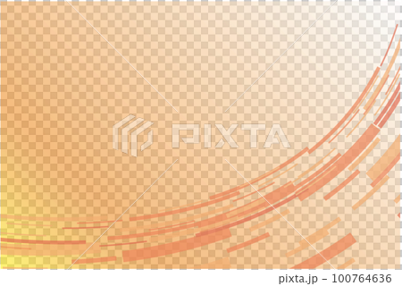 Calm background with orange curves and circles 100764636