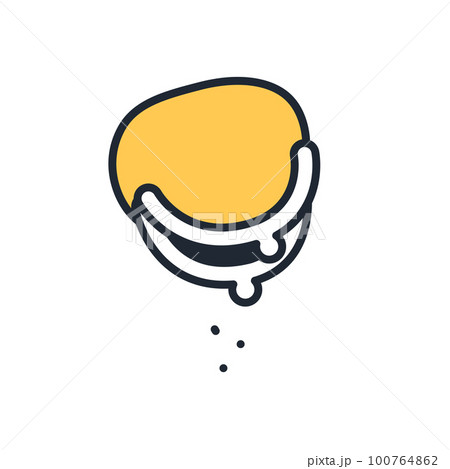 からっぽの財布のシンプルなベクターアイコンイラスト素材 からっぽの財布のシンプルなベクターアイコンイラスト素材 100764862