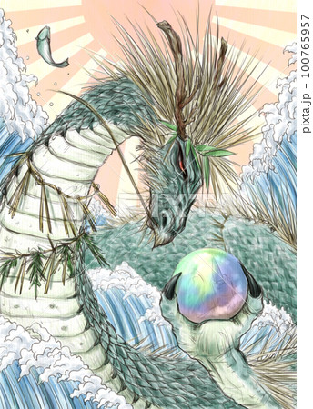 龍神さまのイラスト素材 [100765957] - PIXTA