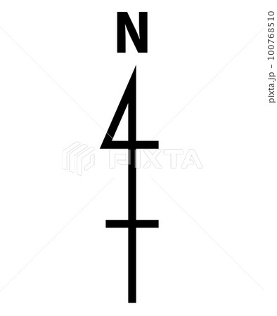 方位記号のアイコン(矢印) 方位記号のアイコン(矢印) 100768510