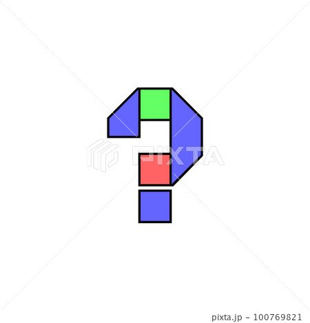 Font alphabet folded from colored paper, made in multi-colored ribbon, vector illustration 10EPS Font alphabet folded from colored paper, made in multi-colored ribbon, vector illustration 10EPS 100769821