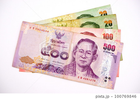 タイの紙幣 タイの紙幣 100769846