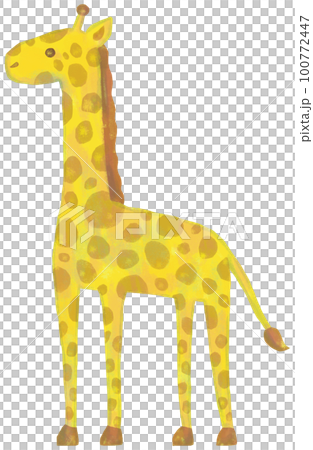 Cute giraffe illustration 100772447