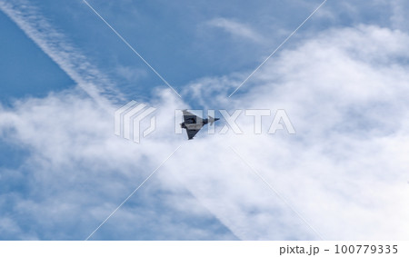 A RAF Eurofighter Typhoon - Warton, Preston UK A RAF Eurofighter Typhoon - Warton, Preston UK 100779335