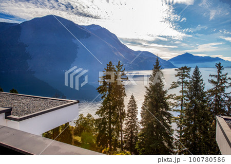 Lake Lugano from Olive trail 100780586