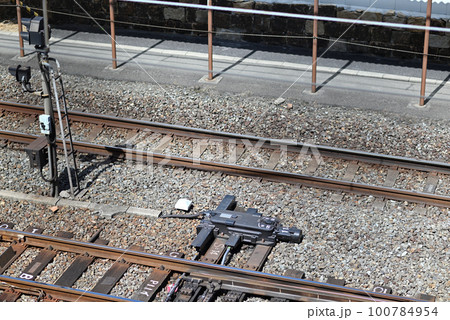 線路の分岐器  線路の分岐器  100784954
