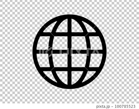 earth icon internet network vector illustration earth icon internet network vector illustration 100785523