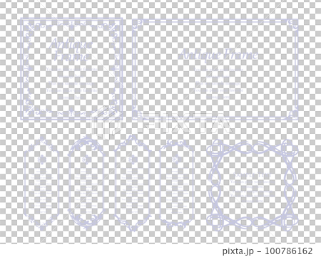 Elegant wedding card material collection inspired by summer 100786162