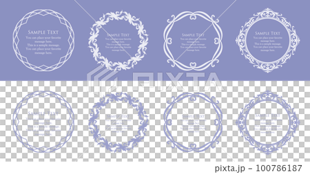 Elegant wedding card material collection inspired by summer 100786187