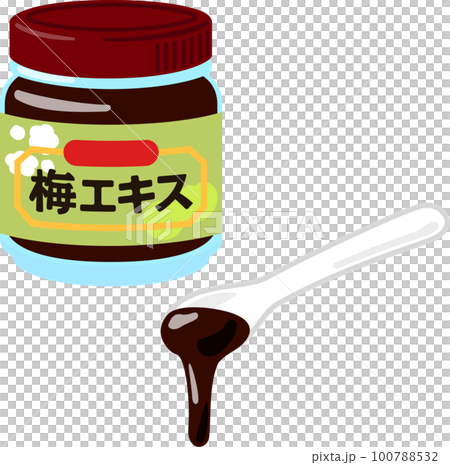 ビン入りの梅エキス 100788532