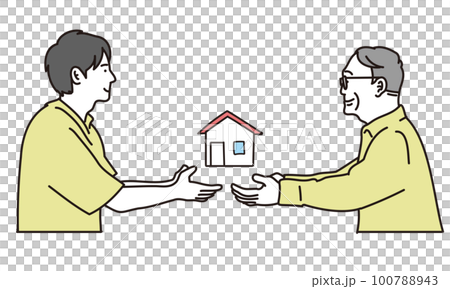 Parent and child inheriting the house 100788943