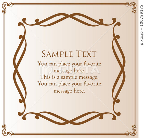 Elegant wedding card material collection inspired  100789175