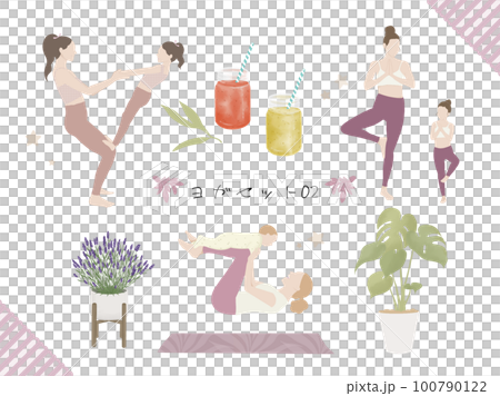 ヨガセット02 - 親子 - 100790122