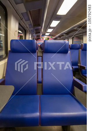 Inside High Speed Train 100792483