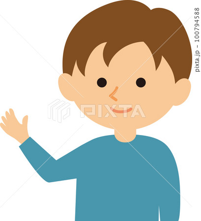 説明する男性 100794588