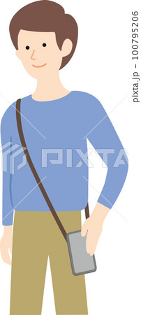 スマホケースの男性 スマホケースの男性 100795206