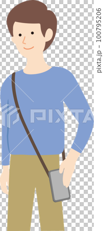 スマホケースの男性 スマホケースの男性 100795206