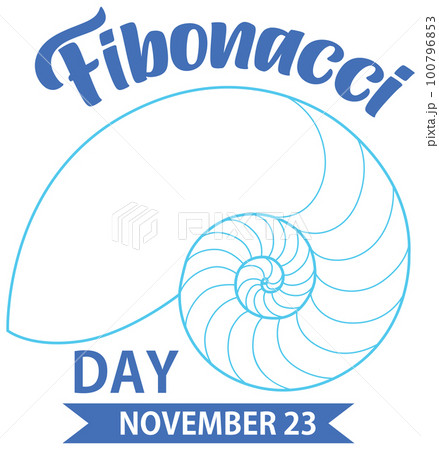 Fibonacci day poster design Fibonacci day poster design 100796853