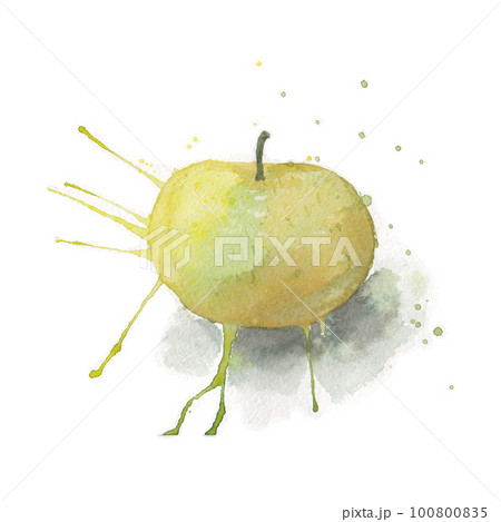 Green apple drawing background Images - Search Images on Everypixel