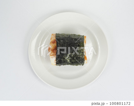 餅 磯辺焼き 海苔巻き 餅 磯辺焼き 海苔巻き 100801172